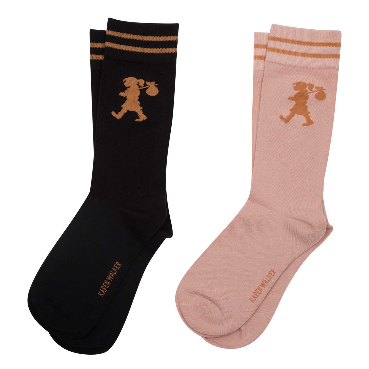 Karen Walker Runaway Girl Socks - 2 Pack